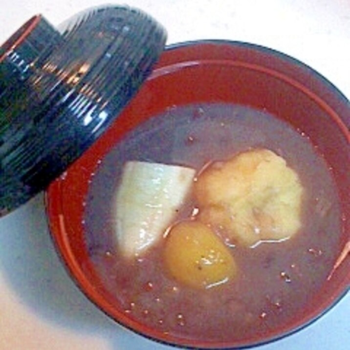 さつまいもとバナナ 栗入りぜんざい レシピ 作り方 By ジョンとポーク 楽天レシピ